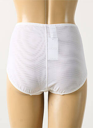 Culotte haute légère et transparente blanc ELOMI femme