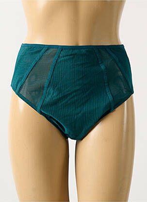 Culotte haute légère et transparente vert ELOMI femme