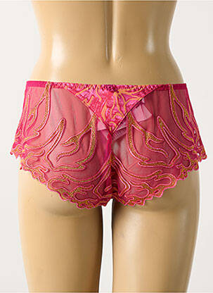Shorty tissage satiné rose LOUISA BRACQ femme