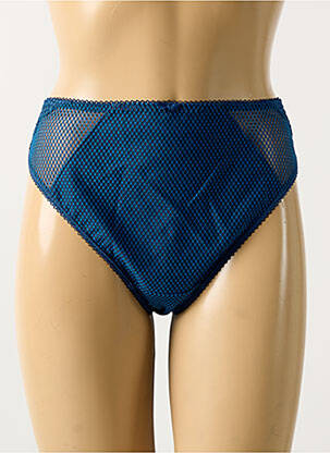 Culotte haute légère et transparente bleu ELOMI femme