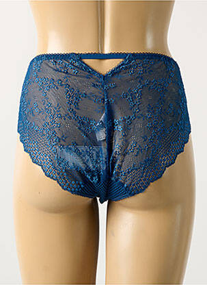 Culotte haute légère et transparente bleu ELOMI femme