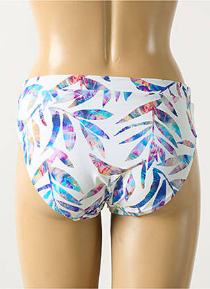 Bas de maillot de bain imprimé tie and dye culotte bleu FANTASIE femme