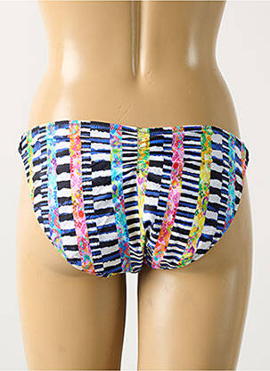 Bas de maillot de bain imprimé fantaisie bikini bleu FREYA femme