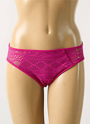 Bas de maillot de bain stretch culotte rose FREYA femme