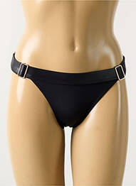 Bas de maillot de bain tissage satiné culotte noir MARLIES DEKKERS femme