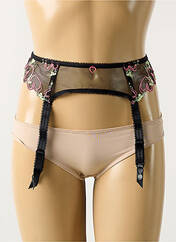 Guêpière/Porte-jarretelle noir FREYA pour femme seconde vue