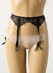 Guêpière/Porte-jarretelle noir FREYA pour femme seconde vue