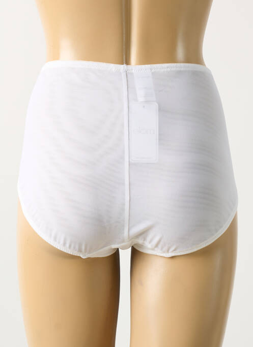 Culotte haute légère et transparente blanc ELOMI femme