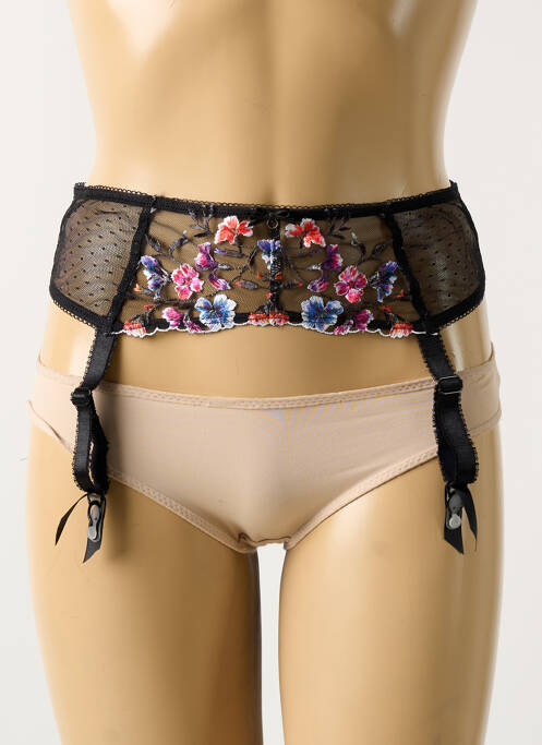 Guêpière/Porte-jarretelle noir FANTASIE pour femme