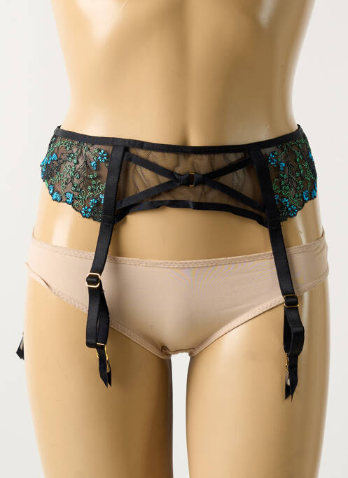 Guêpière/Porte-jarretelle noir FREYA pour femme