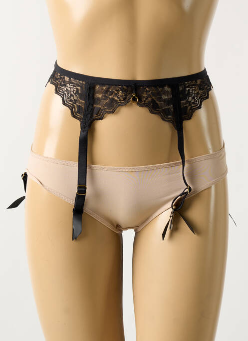 Guêpière/Porte-jarretelle noir FREYA pour femme