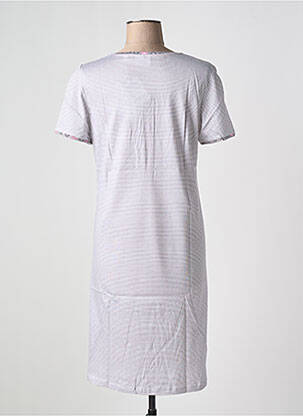Chemise de nuit imprimé rayures gris RINGELLA femme