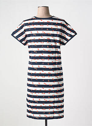 Chemise de nuit imprimé rayures bleu RINGELLA femme