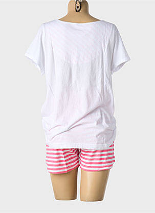 Pyjashort col rond blanc RINGELLA femme