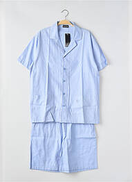 Pyjashort imprimé rayures bleu HOM homme