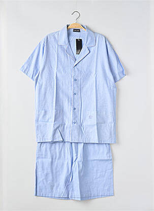 Pyjashort imprimé rayures bleu HOM homme