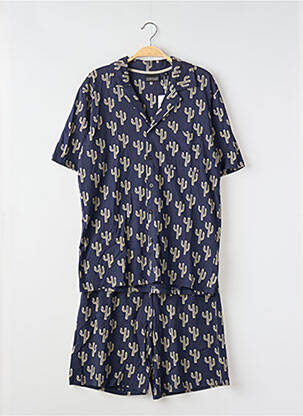 Pyjashort fermeture boutonnée sur le devant bleu RINGELLA homme