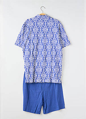 Pyjashort fermeture boutonnée sur le devant bleu RINGELLA homme