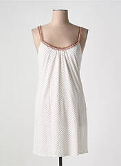 Nuisette/combinette blanc LE CHAT pour femme seconde vue