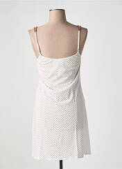 Nuisette/combinette blanc LE CHAT pour femme seconde vue