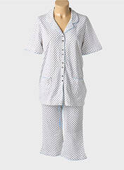 Pyjama blanc CHERIE LINE pour femme seconde vue