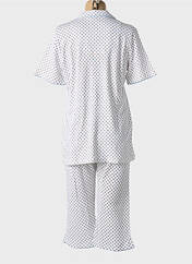 Pyjama blanc CHERIE LINE pour femme seconde vue