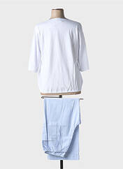 Pyjama blanc LE CHAT pour femme seconde vue