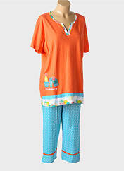 Pyjama orange ROSE POMME pour femme seconde vue