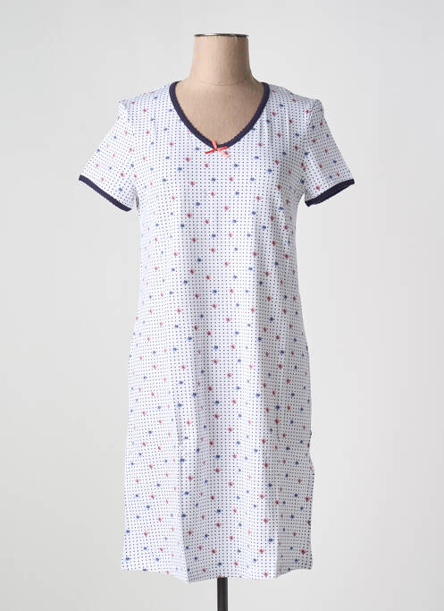 Chemise de nuit blanc RINGELLA pour femme