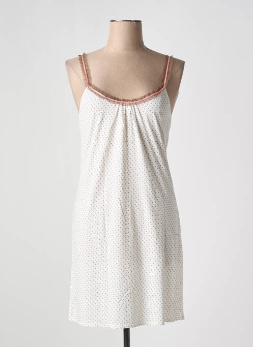 Nuisette/combinette blanc LE CHAT pour femme