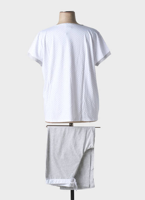 Pyjama blanc LE CHAT pour femme
