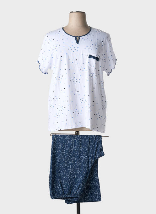 Pyjama blanc LE CHAT pour femme