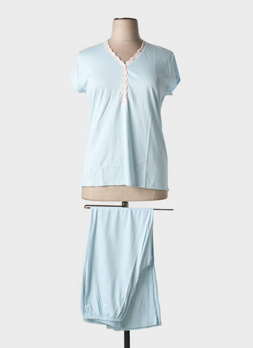 Pyjama bleu LE CHAT pour femme
