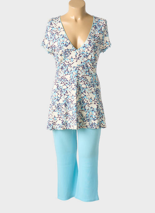 Pyjama bleu LE CHAT pour femme