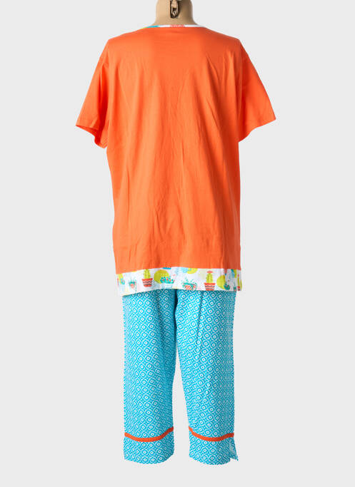 Pyjama orange ROSE POMME pour femme