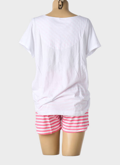 Pyjashort blanc RINGELLA pour femme