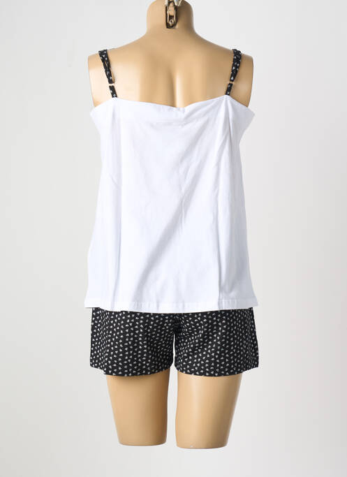 Pyjashort blanc RINGELLA pour femme
