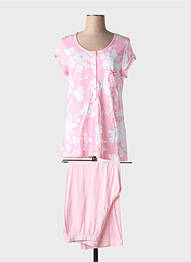 Pyjama tissage jersey rose RINGELLA femme