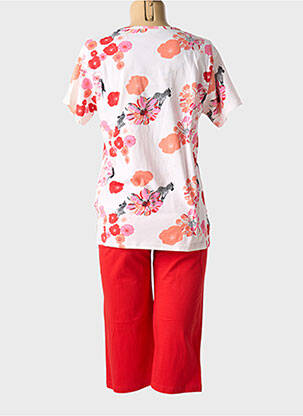 Pyjama tissage jersey rouge ROSE POMME femme