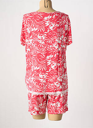 Pyjama tissage jersey rouge BARANDI femme