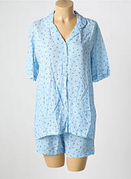 Pyjama manches courtes bleu RINGELLA femme