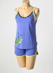 Pyjama bleu LILY ROSE pour femme seconde vue