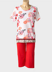 Pyjama rouge ROSE POMME pour femme seconde vue