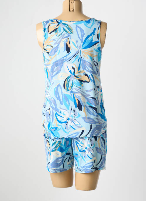 Pyjama bleu BARANDI pour femme