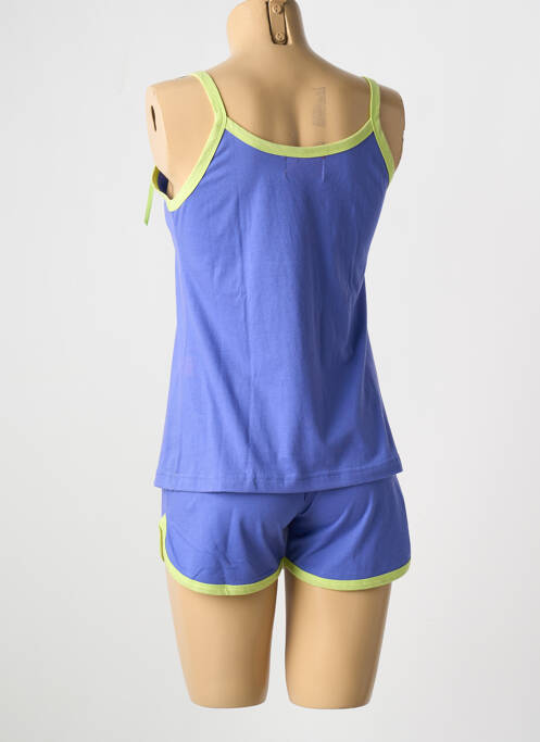 Pyjama bleu LILY ROSE pour femme