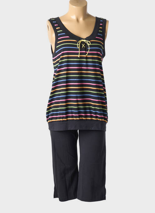 Pyjama noir CHERIE LINE pour femme
