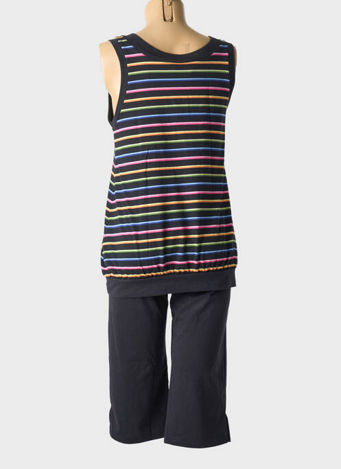 Pyjama noir CHERIE LINE femme