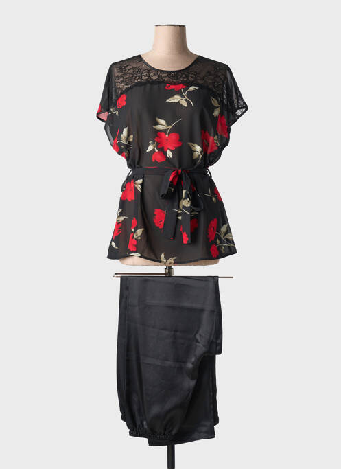 Pyjama noir ROSE POMME pour femme