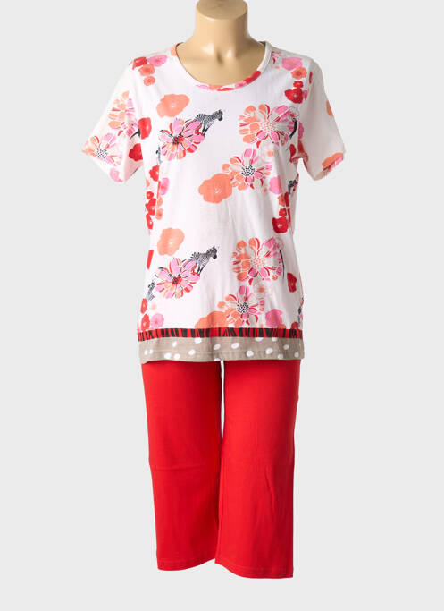Pyjama rouge ROSE POMME pour femme