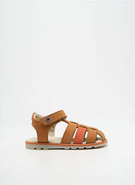 Sandales/nu pieds bout rond bout rond orange KICKERS garcon